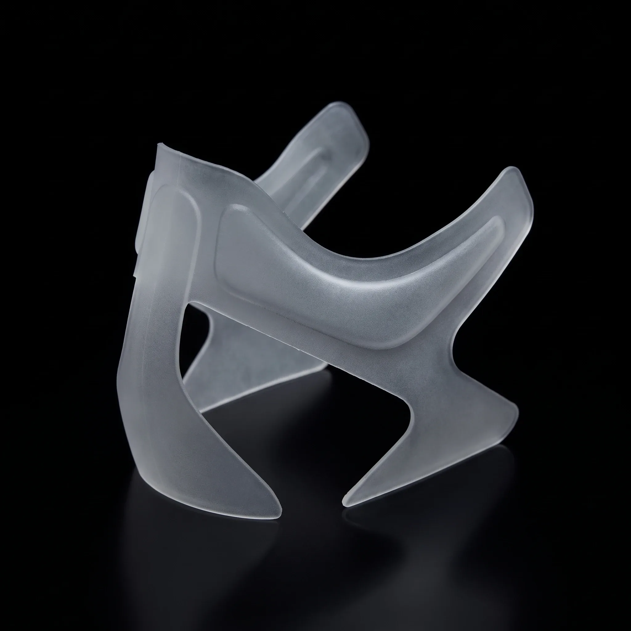 Thermoplastic heel cradle